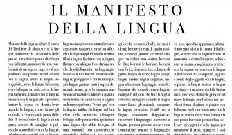 Foto Manifesto Lingua estratto